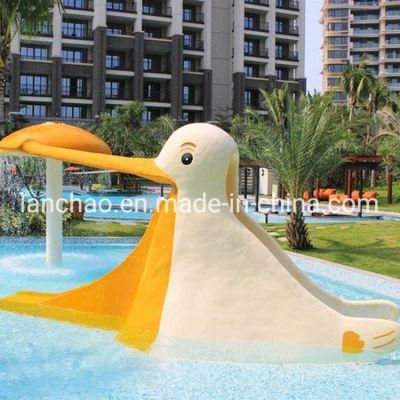 Funny Water Park Slide Fiberglass Children Slide