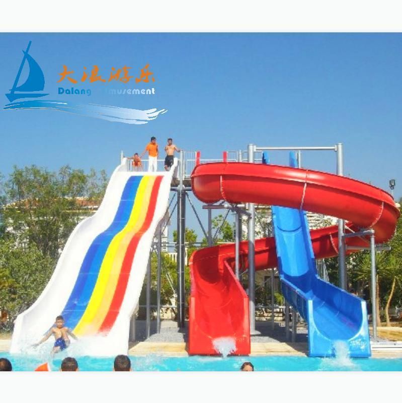 Water Slide Material FRP Playground Outdoor Adults