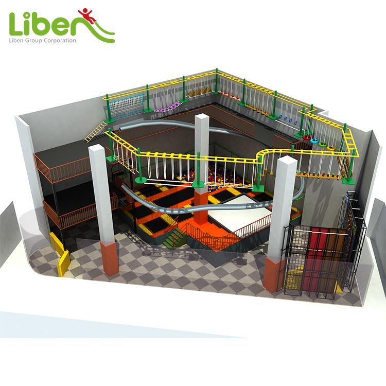Rollglider Slide for Trampoline Park Use
