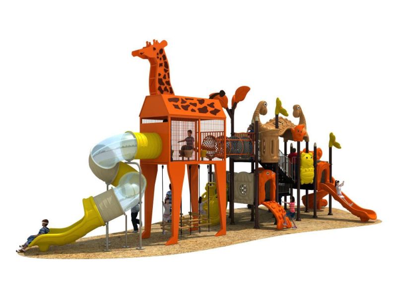 Animal World Series Large Outdoor Playground Kids Slide Equipment