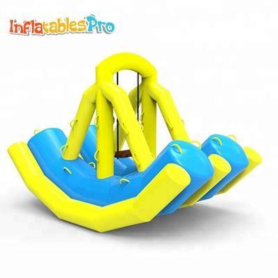 Double Lane Inflatable Pool Seesaw Rocker for Toddler
