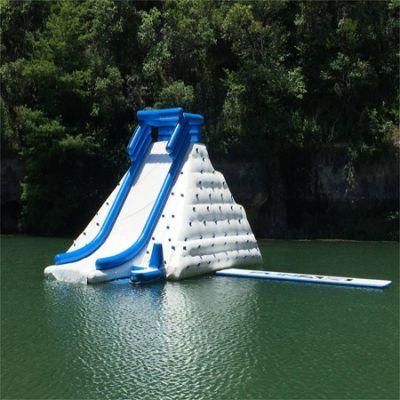 Best Selling Summer Water Floating Toy Inflatable Water Park Inflatable Climbing Iceberg Tower Inflatable Water Slide