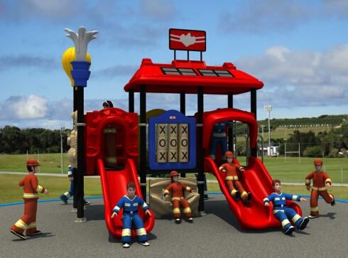 HD2013 Outdoor Fire Man Collection Kids Park Playground Slide (HD13-015B)