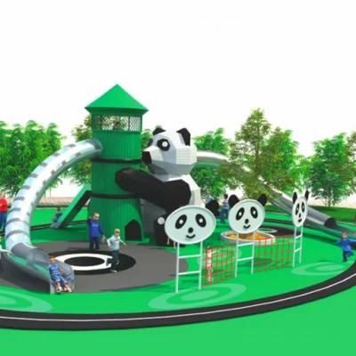 Customized Park Children&prime;s Outdoor Playground Equipment Scenic Stainless Steel Slide