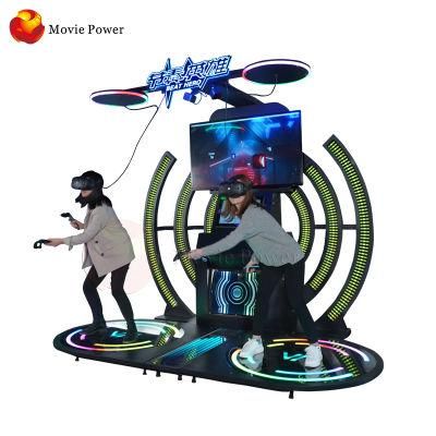 Popular Style Dynamic 2 Players 9d Vr Dance Game Simulator Machine