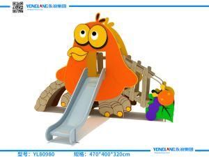 Outdoor Playground Cartoon Bird Children Slide (YL80980)