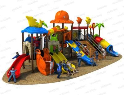 Animal Paradise Series Hot Sale Outdoor Plastic Slide Playground