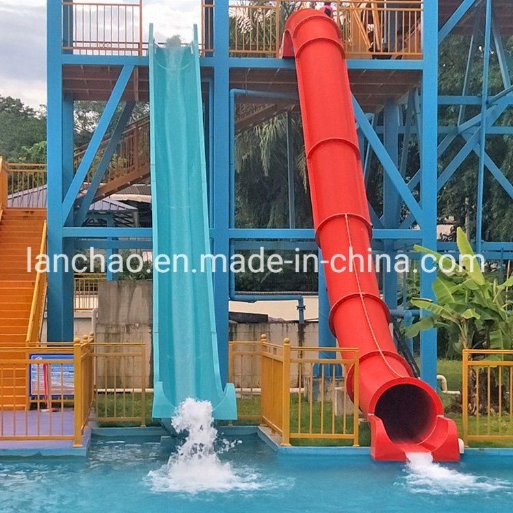 Aqua Park Water Play Equipment Fiberglass Water Slide