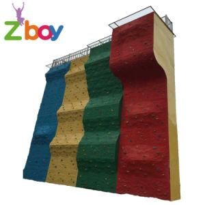 China OEM Glass Fiber Reinforced Polyester Outdoor Climbing Wall