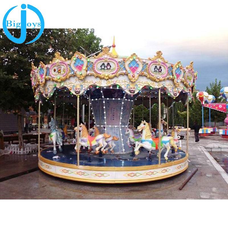 Hot Sale Amusement Park Electric Carousel Luxury Carousel for Sale