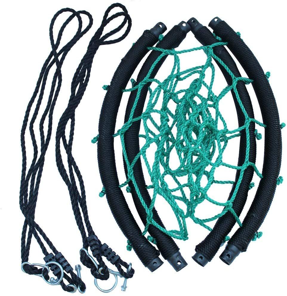 700lbs Heavy Weight Handwoven Playground Equipment PE Rope Swing Set