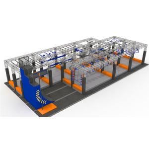 Commercial Business Plan Obstacle Course Wingnut Swing Ninja Warrior Aluminum Truss for Adults