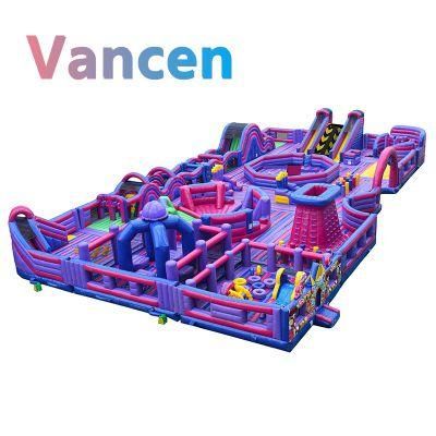 Indoor Inflatable Bounce Slide Theme Park Obstacle Course Inflatable Indoor Playground Indoor Inflatable Theme Park