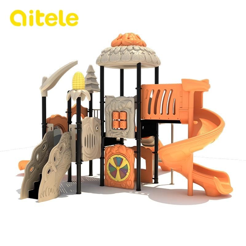Large Adventure Modern Kids Slides Outdoor Playground
