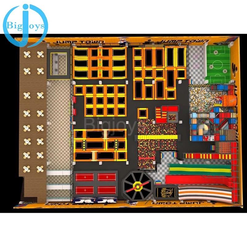 Factory Price Beautiful Design Indoor Trampoline Park Hot on Sale
