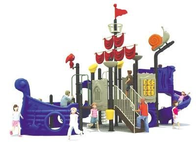 Popular Sailboat Castle Children Paradise Outdoor Playground Equipment Kindergarten Amusement Park Residential Quarters with Ce Approved
