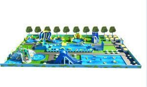 Outdoor Playground Water Park Swimming Pool Inflatable Toys Inflatable Slide