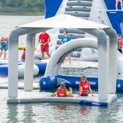 Inflatable Island Platform Bar Floating Dock Riviera Lounge