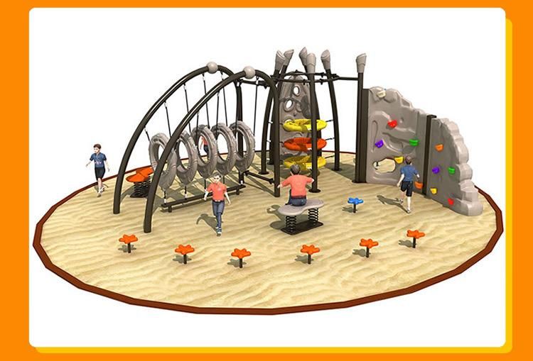 Children Preschool Amusement Park Outdoor Playground Physical Training Climbing Slide Game Structure Sets
