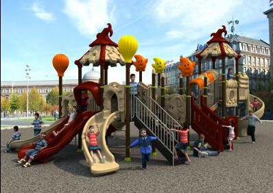 Magic House Serie Outdoor Playground Kids Slide Equipment
