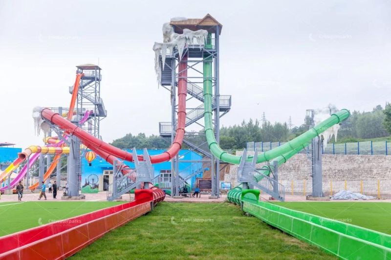 Commercial Fiberglass Water Slide Water Park for Outdoor