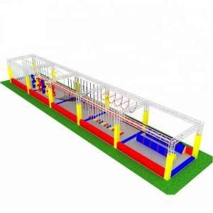 High Quality Commercial Indoor Children Trampoline Park Equipment Warrior Course