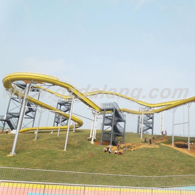 Water Roller Coaster Water Slide for 2 People