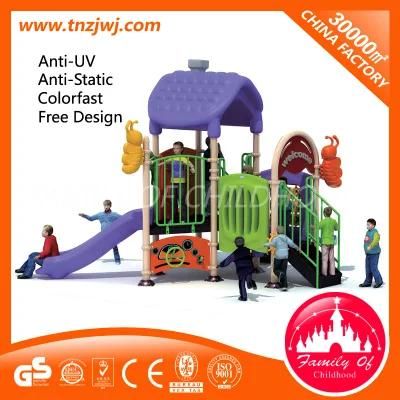 Cartoon Theme Outdoor Soft Kids Playground Slide