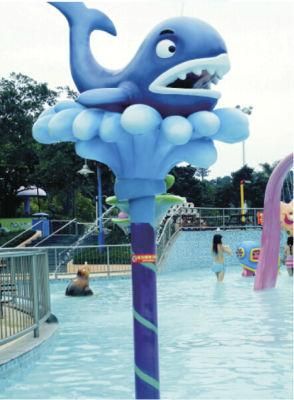 Whale Water Spraying Equipment, Outdoor Hot Selling Swimming Pool Equipment