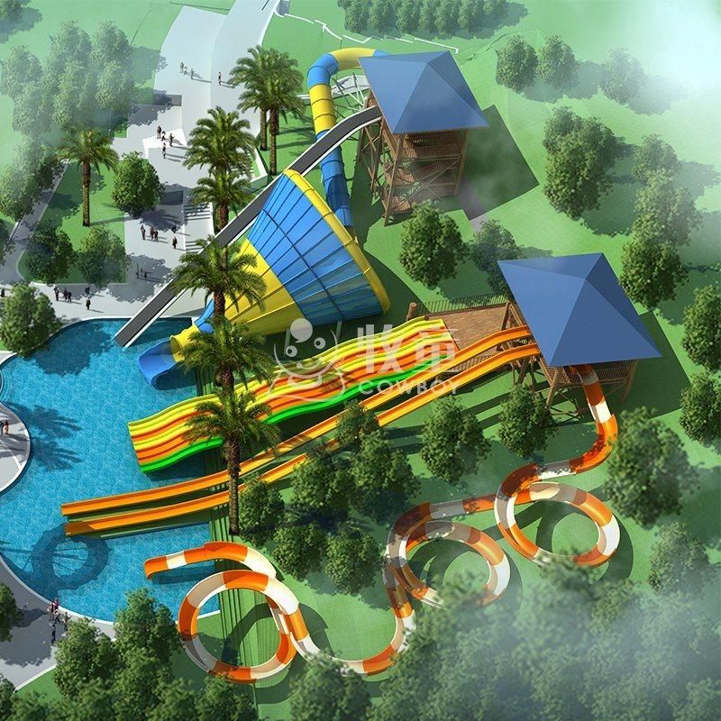 Theme Amusement Park Water Slide Playground Project Solution Design