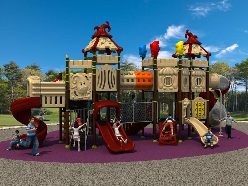 Magic House Serie Slide Outdoor Playground Park Amusement Equipment