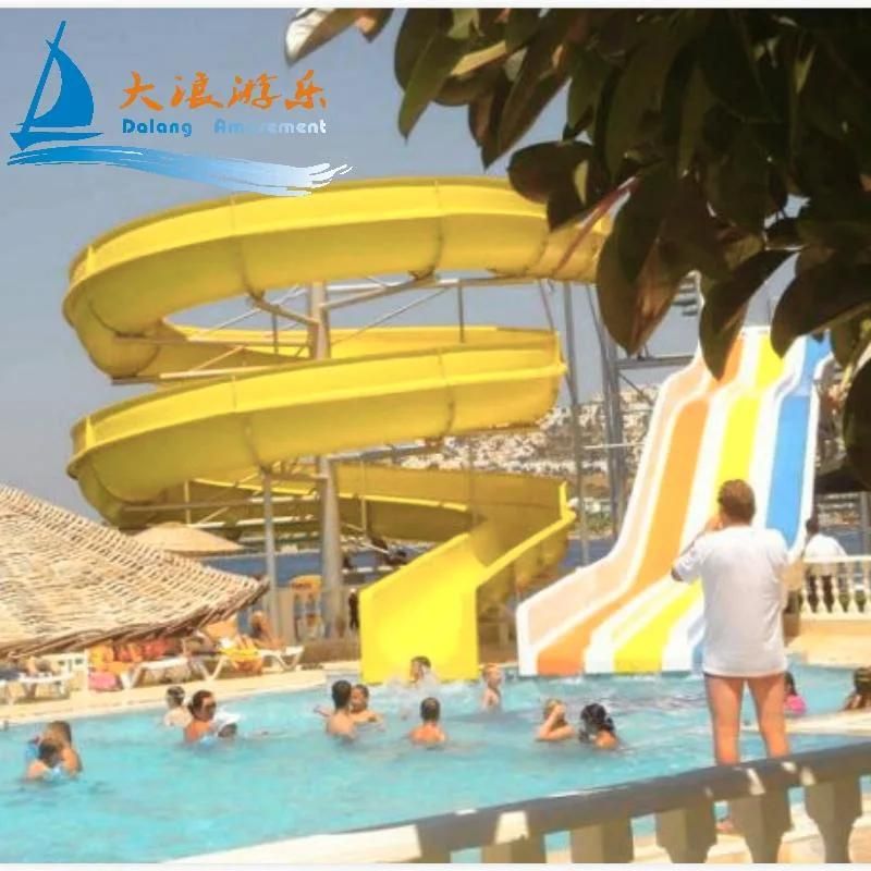 Aqua Park Games Pirate Swimming Pool Slide with Falling Pool