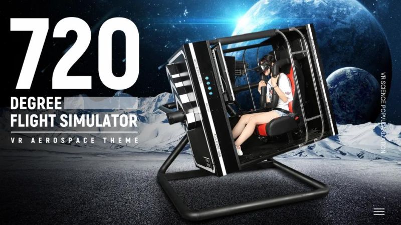 Flight Machine 9d Vr Rotation 720 Degree Flight Simulator