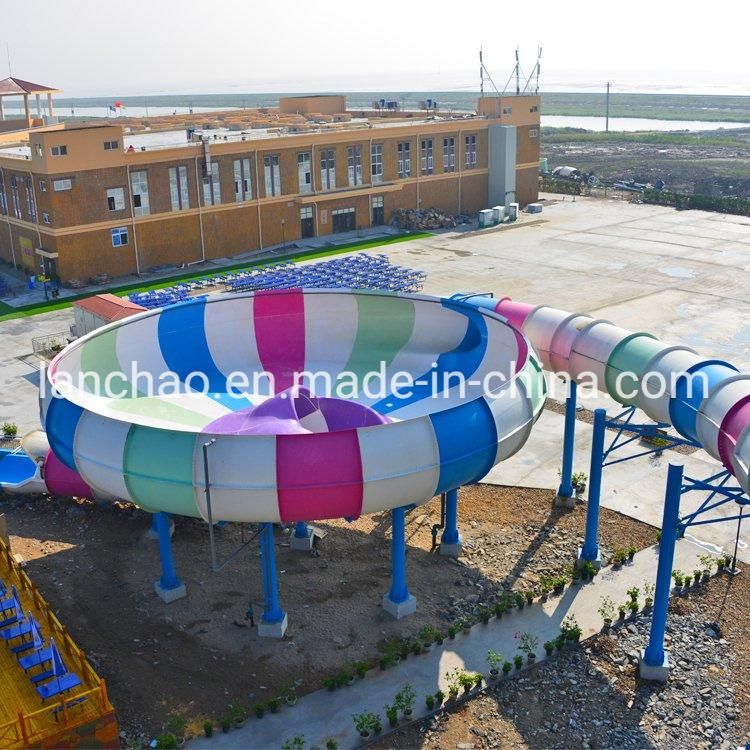 4-Person Big Water Park Slide Equipment for Adults