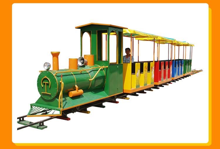 Shopping Mall Outdoor Kids Amusement Rides Backyard 6 Seats Electric Mini Train (KL6007)