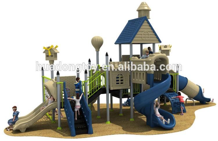 High Quality Kids Amusement Outdoor Plastic Playground Slide Park