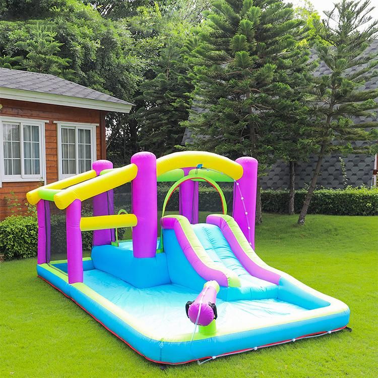 Inflatable Bouncer with Slide and Pool for Kids