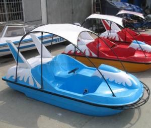 Amusement Park Fiberglass Water Bike Pedal Boats for Sale