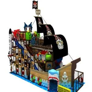 Shopping Mall Kids Cars Wooden Jungle Gym Slides Playground