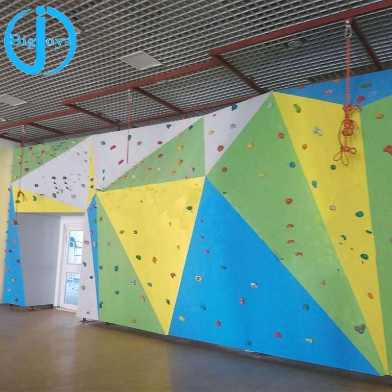 Sturdy Construction Outdoor Rock Climb Wall for Sale, PE Rock Climb Wall