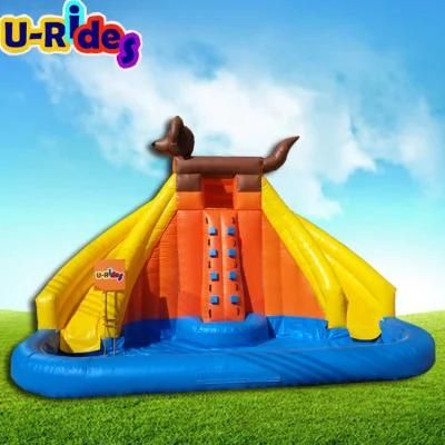 Hot sale paw dog patrol inflatable toy mobile water park inflatable water slide for event