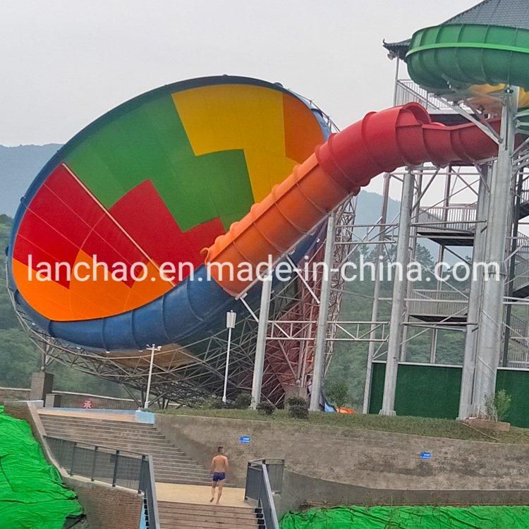 Fiberglass Water Park Rides Aqua Amusement Slide