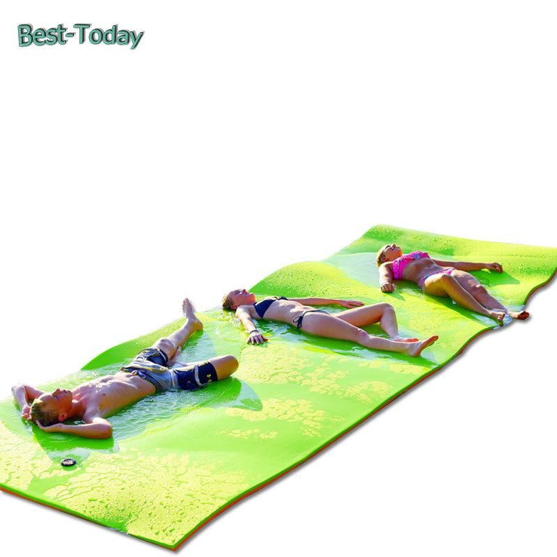 Large Size 3 Layer XPE Foam Water Floating Bed Mat for Swimming Pool Lack Beach