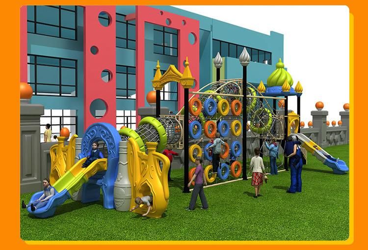 High Quality Play Game Cheap Plastic Outdoor Playground Climbing Nets with Rope Structure for Children