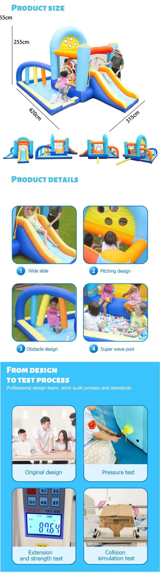 Children Toy Inflatable Bouncer for Game Play