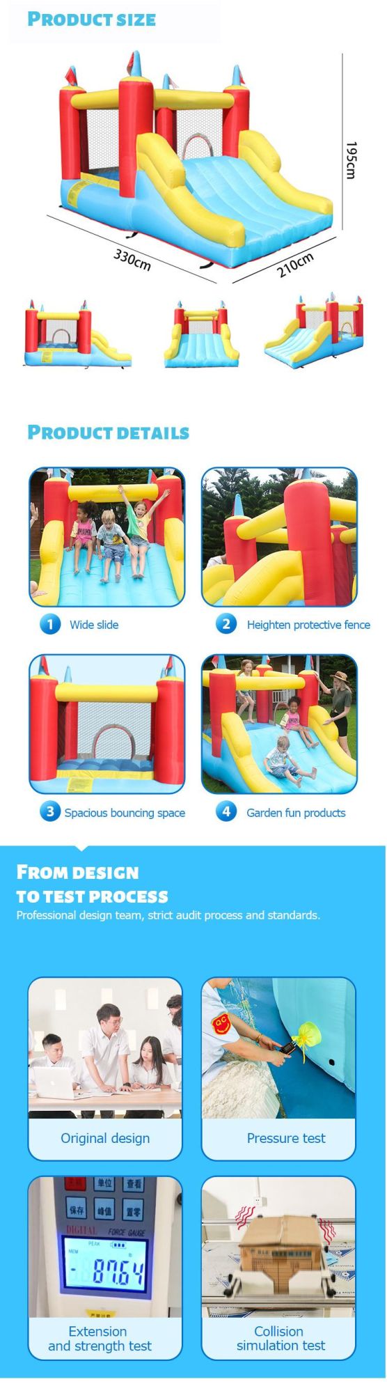 Factory Direct Inflatable Jump House Castle Bouncer