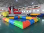 Customized Size Stripe Inflatable Swimming Pool Equipment