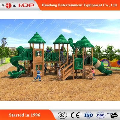 Popular Wooden Series Outdoor Children Playground Equipment (HD-MZ026)