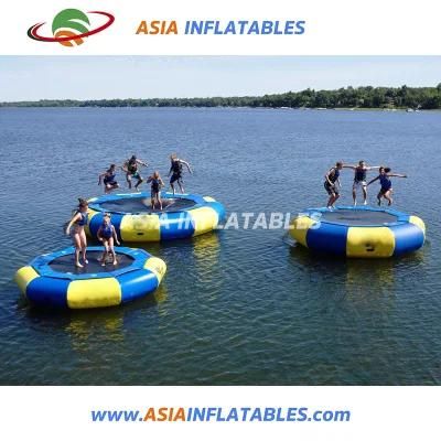 Summer Outdoor Durable Inflatable Floating Water Trampoline for Adults and Kids