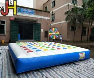 Cuaomized Outdoor 5X5m PVC Inflatable Twister Game for Sale